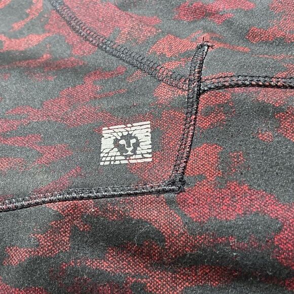 Anne Klein Sport full Zip hoodie black/muted red jacket L - Picture 8 of 8